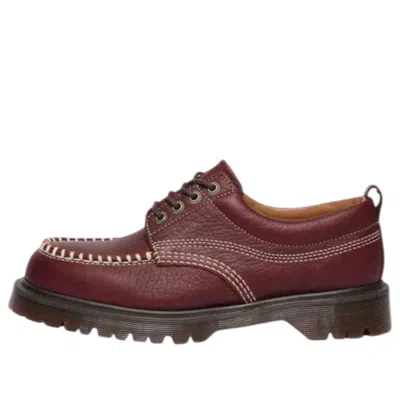 DR. MARTENS Dr. Martens Lowell Wild Grain Lace Up Moc Toe 'Russet Red'