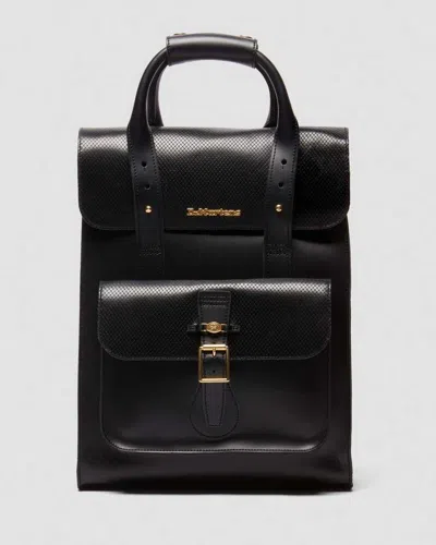Dr. Martens' Lunar New Year Diamond Embossed Leather Backpack In Black