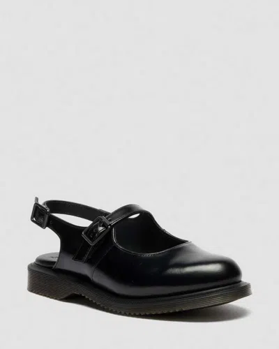 Dr. Martens Madaline Slingback Mary Jane Buckle Leather Sandals In Multi