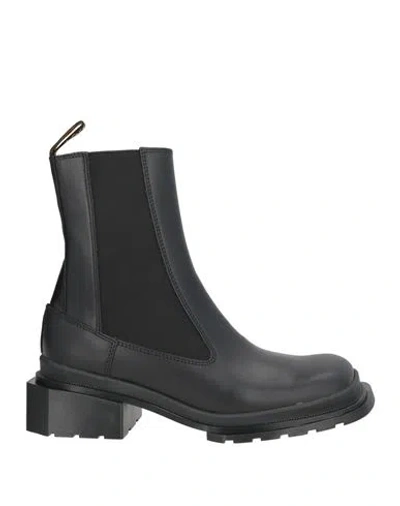 Dr. Martens Man Ankle Boots Black Size 4 Leather