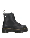 Dr. Martens' Dr. Martens Man Ankle Boots Black Size 7.5 Leather In Black