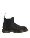 Dr. Martens' Dr. Martens Man Ankle Boots Black Size 7.5 Soft Leather In Black
