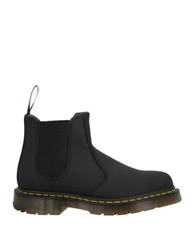 Dr. Martens' Dr. Martens Man Ankle Boots Black Size 7.5 Soft Leather