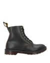 Dr. Martens' Dr. Martens Man Ankle Boots Black Size 8 Leather In Black
