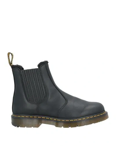 Dr. Martens' Dr. Martens Man Ankle Boots Black Size 9 Leather