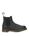 Dr. Martens' Dr. Martens Man Ankle Boots Black Size 11 Leather In Black