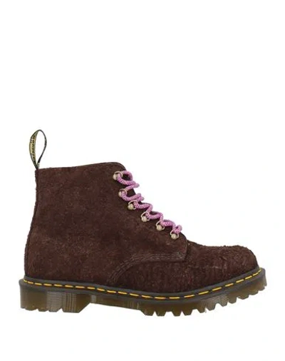 Dr. Martens Man Ankle Boots Chocolate Brown Size 9 Leather