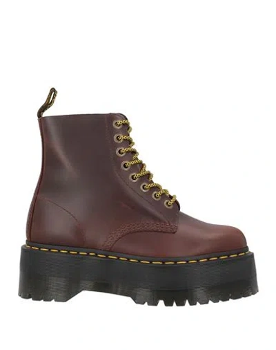 Dr. Martens Man Ankle Boots Dark Brown Size 8 Leather