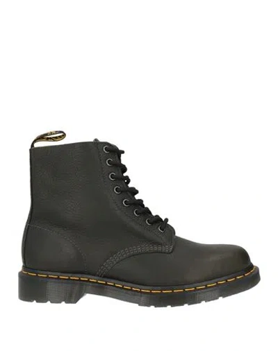 Dr. Martens Man Ankle Boots Dark Green Size 10.5 Leather