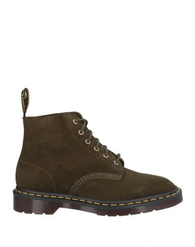 Dr. Martens 101 Repello Calf Suede Ankle Boots In Black