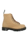 Dr. Martens' Dr. Martens Man Ankle Boots Sand Size 8 Leather In Beige