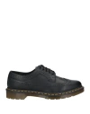Dr. Martens' Dr. Martens Man Lace-up Shoes Black Size 11 Leather In Black