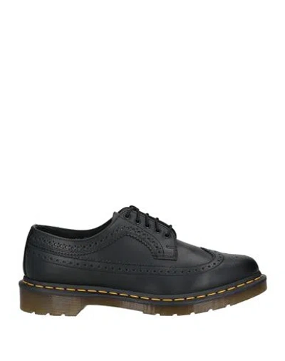 Dr. Martens Man Lace-up Shoes Black Size 11 Leather