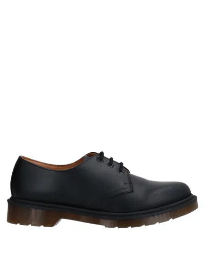 Dr. Martens' Dr. Martens Man Lace-up Shoes Black Size 7 Soft Leather