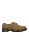 Dr. Martens Man Lace-up Shoes Military Green Size 9 Leather In Green
