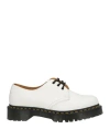 Dr. Martens White 1461 Smooth Platform Derbys In White
