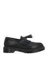 Dr. Martens' Dr. Martens Man Loafers Black Size 8 Leather In Black