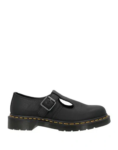Dr. Martens Man Loafers Black Size 8 Leather