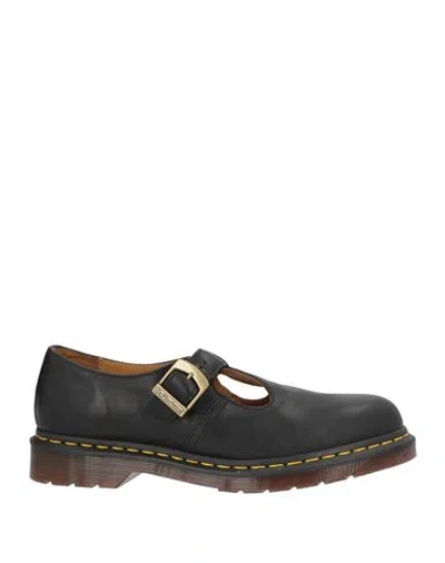 Dr. Martens Man Loafers Black Size 9 Leather