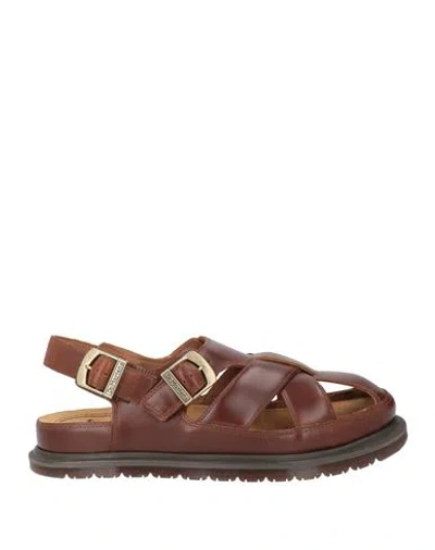 Dr. Martens Man Sandals Brown Size 9 Leather