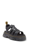 Dr. Martens' Dr. Martens Mattison Platform Sandal In Black