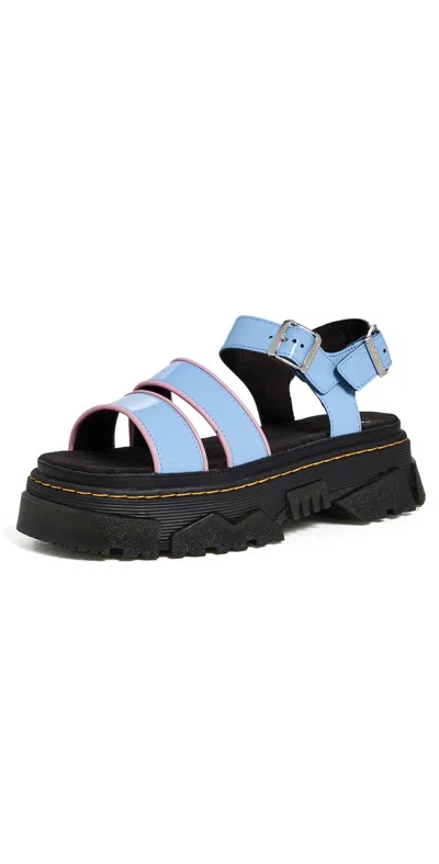 Dr. Martens Mattison Sandals Cornflower Blue Soft Patent