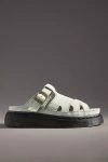 Dr. Martens' Maxxy Slide Platform Sandals In Green