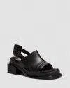 Dr. Martens Maybole Wanama Leather Sandals Shoes In Black