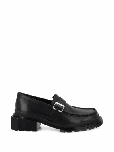 Dr. Martens Maybole Buckle-strap Leather Loafers In Black
