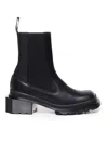 Dr. Martens' Maybole Chelsea Black Leather Chelsea Boots With Squared Toe - Maybole Chelsea Boots In Black