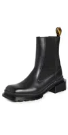 Dr. Martens' Maybole Chelsea Black Leather Chelsea Boots With Squared Toe - Maybole Chelsea Boots In Black