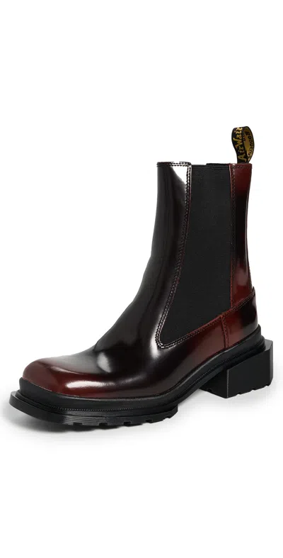 Dr. Martens' Maybole Chelsea Boots Black Cherry Red Arcadia