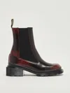 Dr. Martens Chunky Heel Glossy Finish Chelsea Boots In Multi
