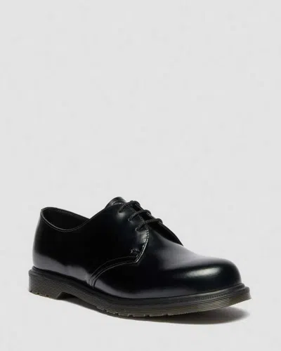 Dr. Martens Mayfare Glattleder Schuhe In Black