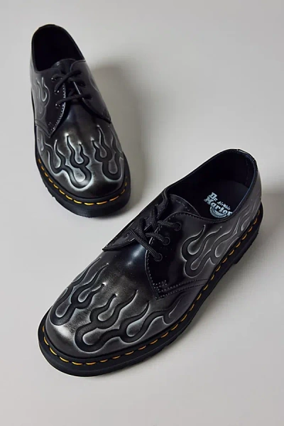 Dr. Martens' Men's 1461 Inferno Oxford Shoe In Silver Arcadia, Men's At Urban Outfitters