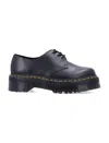 Dr. Martens Black Leather Oxfords And Derbies In Black