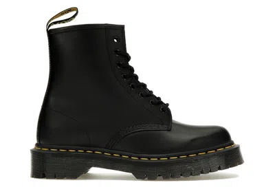 Pre-owned Dr. Martens Men's  1460 Bex Smooth Leather Boot Vintage Smooth Sneakers In Black