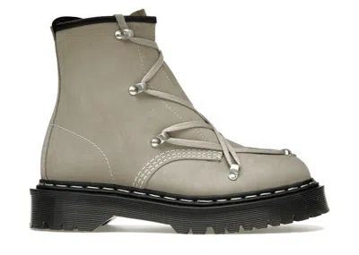 Pre-owned Dr. Martens' Men's Dr. Martens 1460 Bex Suede Lace Up Boot Rick Owens Sneakers In Light Taupe/black