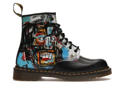 Pre-owned Dr. Martens Men's  1460 Boot Jeanmichel Basquiat Sneakers In Black/blue In Multi