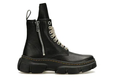 Pre-owned Dr. Martens' Men's Dr. Martens 1460 Dmxl Jumbo Lace Zip Boot Rick Owens Sneakers In Black