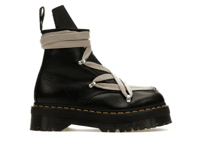 Pre-owned Dr. Martens' Men's Dr. Martens 1460 Quad Leather Sole Pentagram Wrap Lace Boot Rick Owens Sneakers In Black