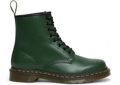 Pre-owned Dr. Martens Men's  1460 Smooth Leather Lace Up Boot Sneakers In Green