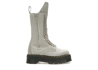 Pre-owned Dr. Martens Men's  1918 Ro Hair On Lace Up Strobe Calf Length Platform Boot Rick Owens Sneakers In Pe