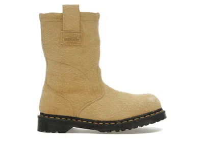 Pre-owned Dr. Martens Men's  2295 Decon Biker Boot Stüssy Sneakers In Sand