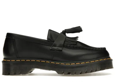 Pre-owned Dr. Martens' Men's Dr. Martens Adrian Smooth Leather Tassel Loafer Sneakers In Black