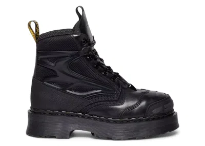 Pre-owned Dr. Martens' Men's Dr. Martens Exoshield Xx01 Steel Toe Leather Boots Sneakers In Black