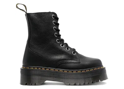 Pre-owned Dr. Martens Men's  Jadon 3 Pisa Leather Platform Boot Sneakers In Black