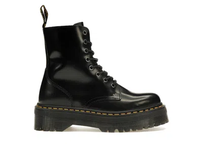 Pre-owned Dr. Martens Men's  Jadon Platform Boots Smooth Leather Sneakers In Black