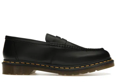 Pre-owned Dr. Martens' Men's Dr. Martens Penton Smooth Leather Loafer Sneakers In Black