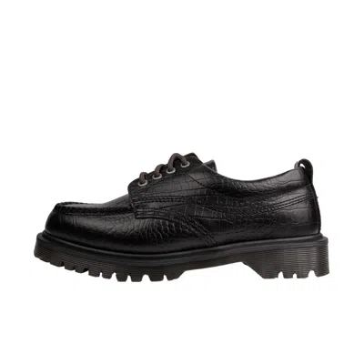 Dr. Martens Men's Lowell Shoe In Dark Brown In Black